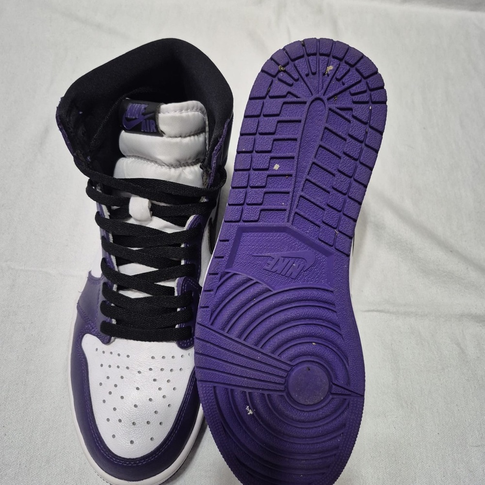 Jordan 1 Retro High Court Purple White 10m